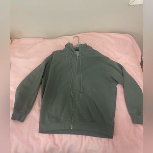 Brandy Melville Christy Oversized Hoodie Teal Color